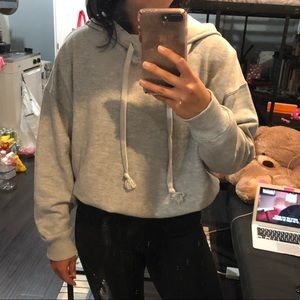 ZARA GREY BODYSUIT HOODIE